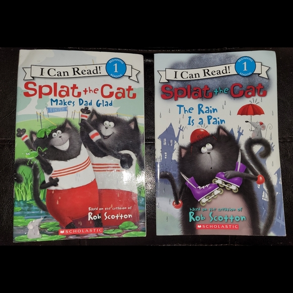 Splat The Cat / I can read Level 1 / 4 books - Picture 1 of 4